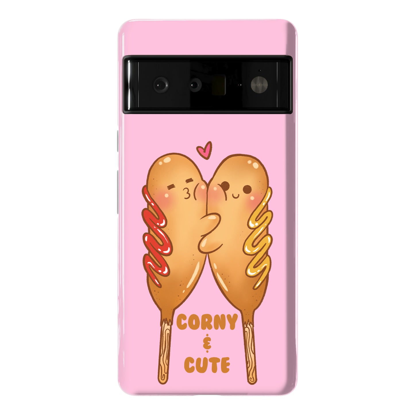 Corny and Cute (pink) Phone Case