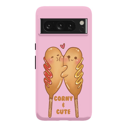 Corny and Cute (pink) Phone Case