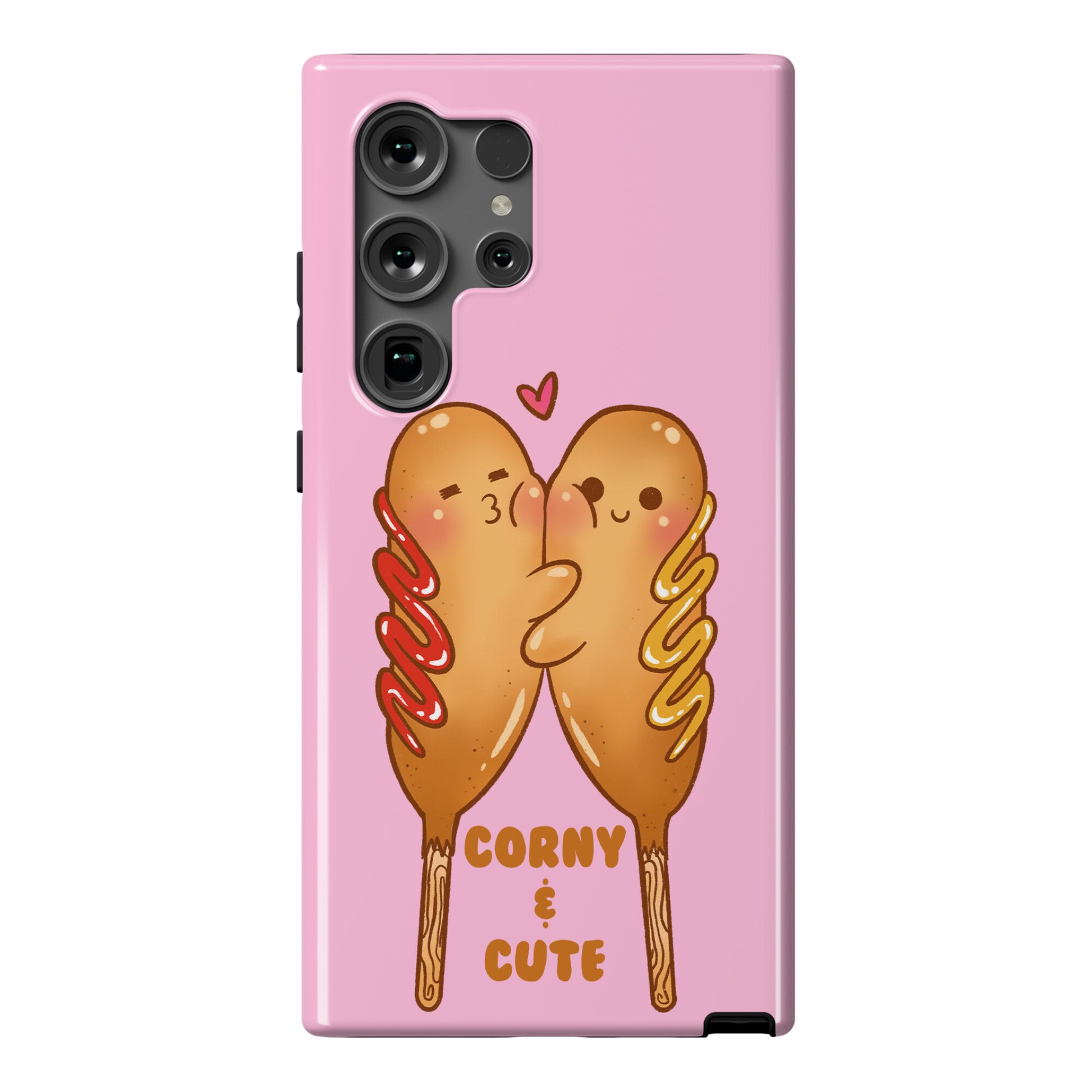 Corny and Cute (pink) Phone Case