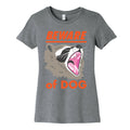 Beware of Dog (Raccoon) Women's Cotton Tee
