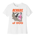 Beware of Dog (Raccoon) Women's Cotton Tee