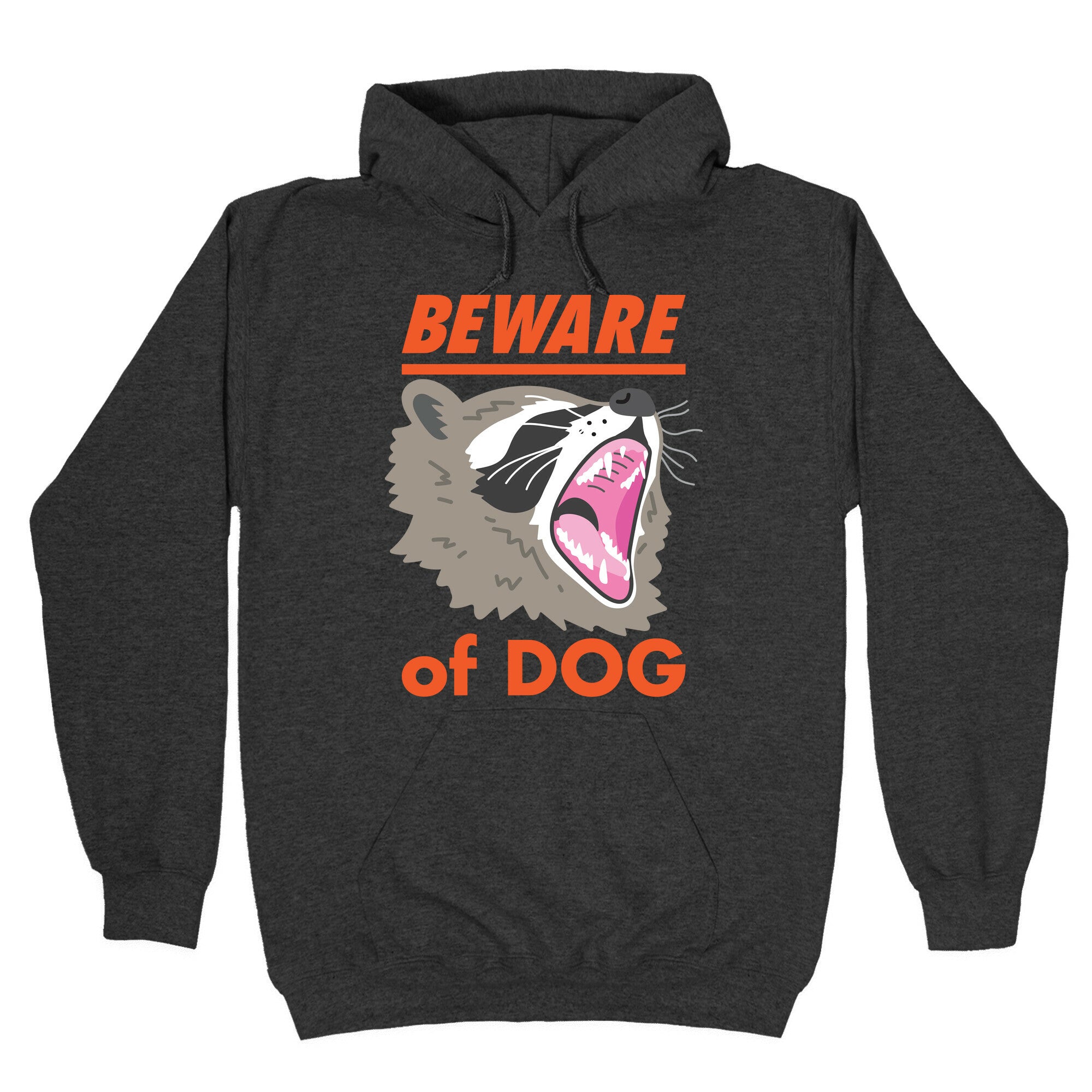 Beware of Dog (Raccoon) Hoodie