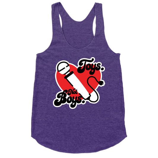 Toys. Not Boys. Racerback Tank