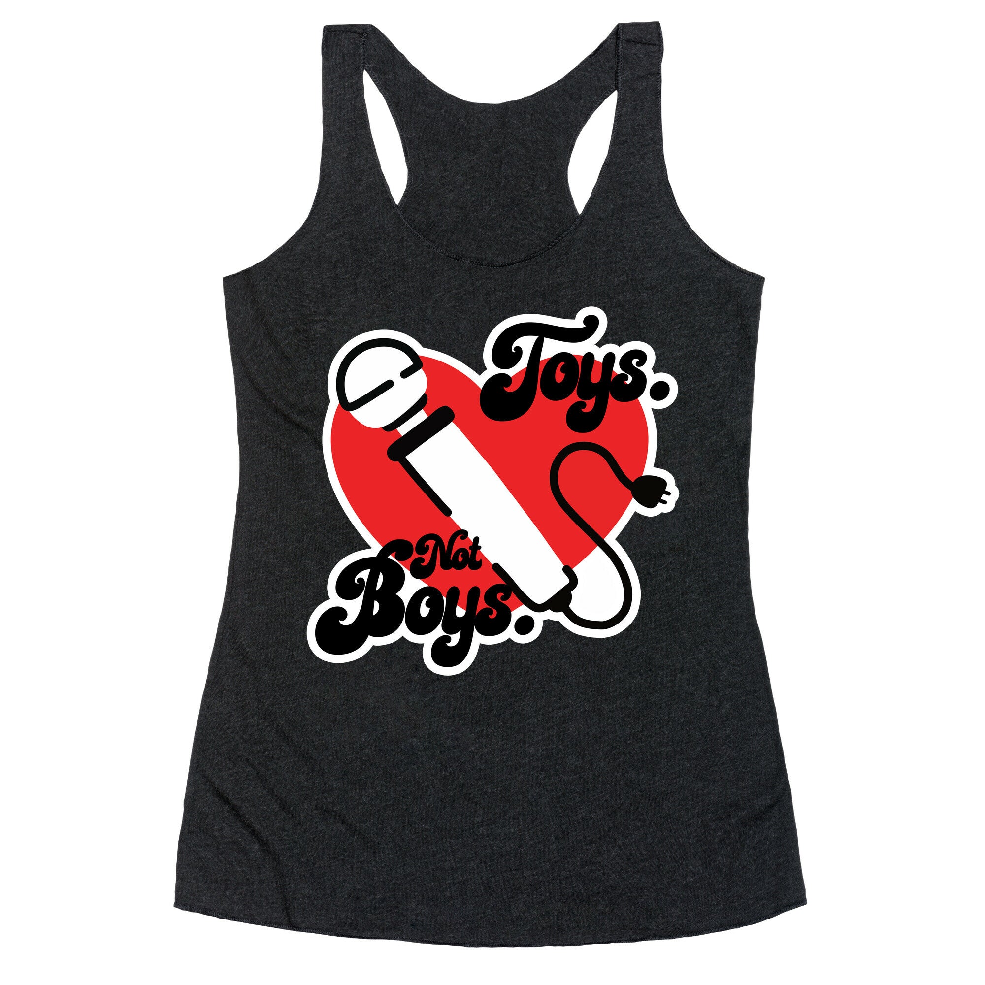 Toys. Not Boys. Racerback Tank