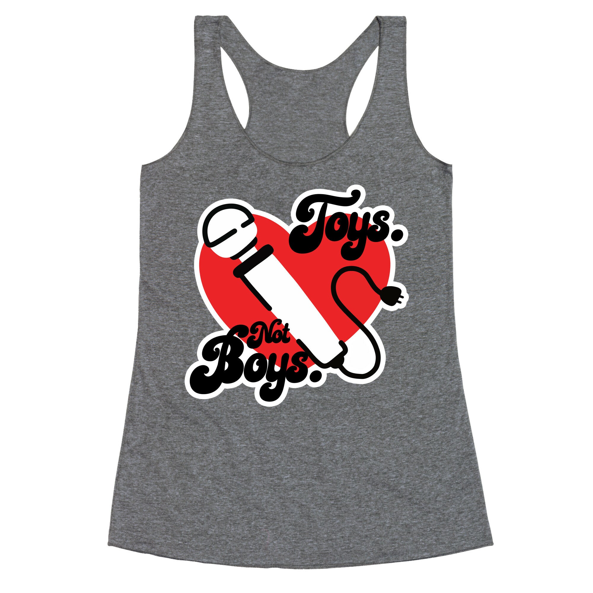 Toys. Not Boys. Racerback Tank