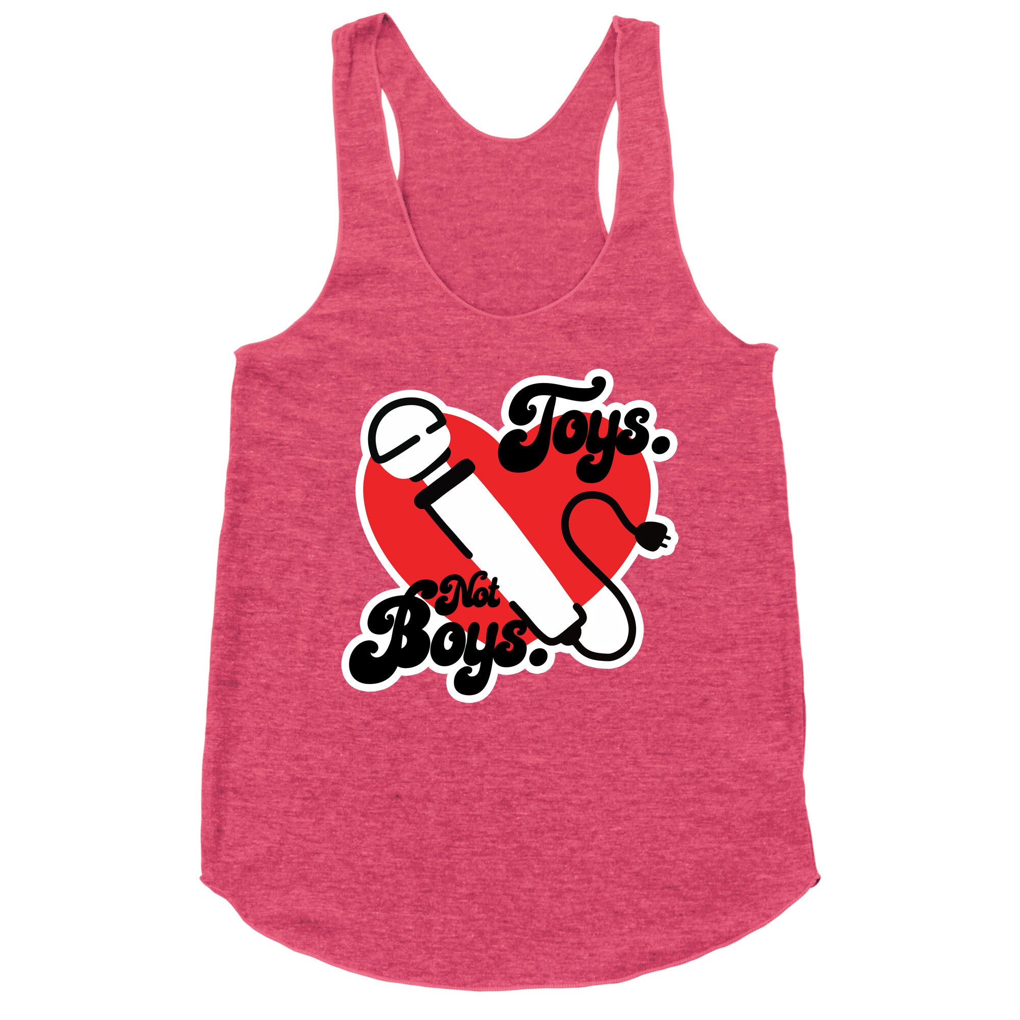 Toys. Not Boys. Racerback Tank