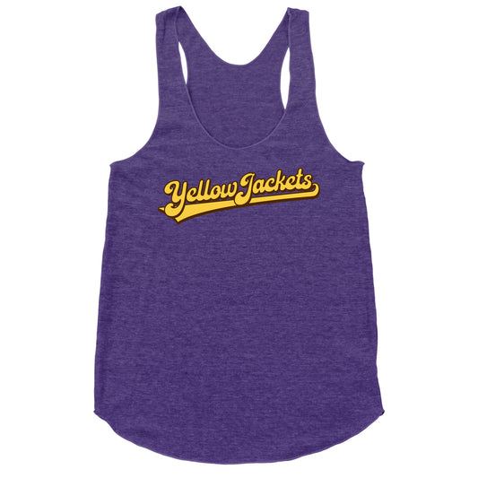 Yellow Jackets Parody Racerback Tank