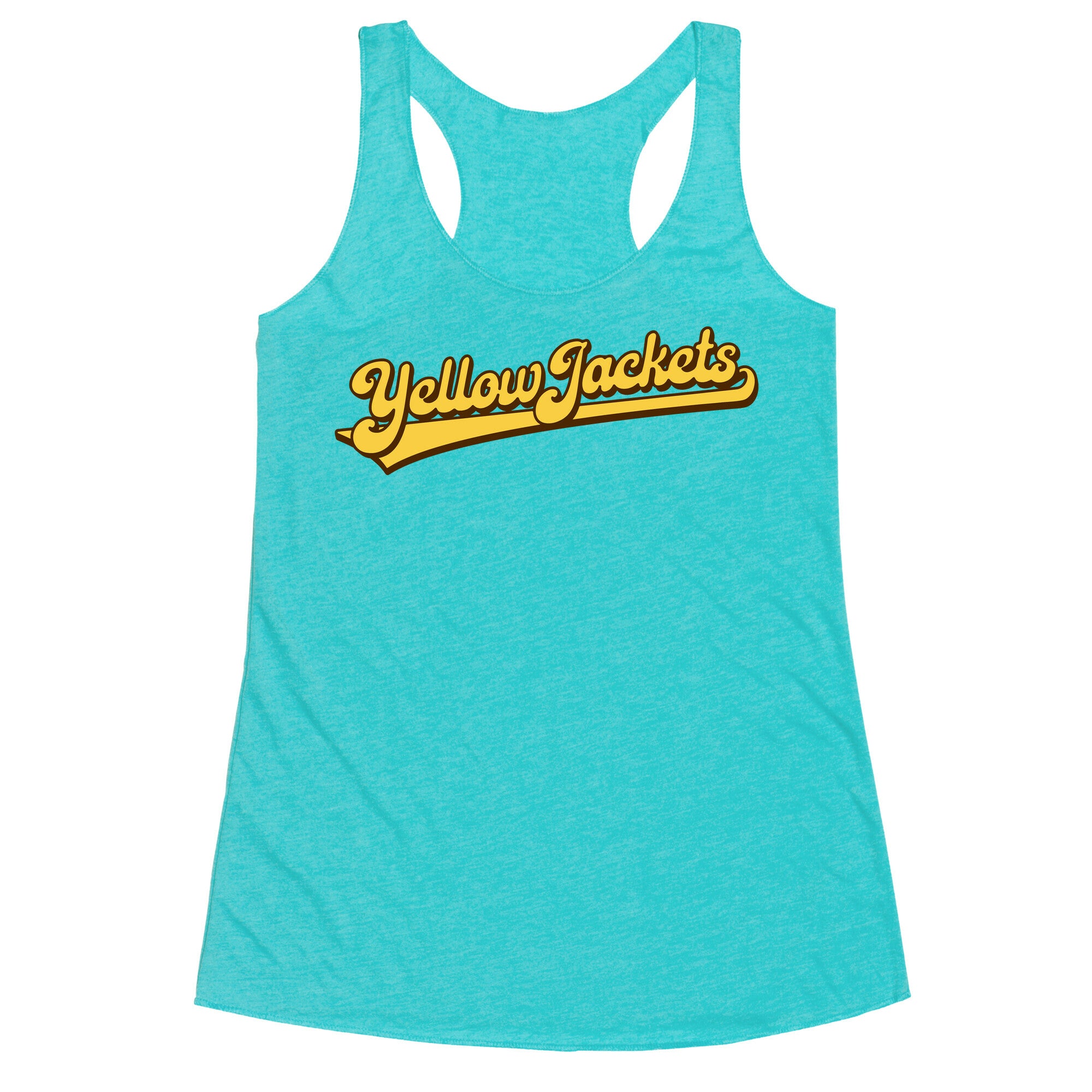 Yellow Jackets Parody Racerback Tank