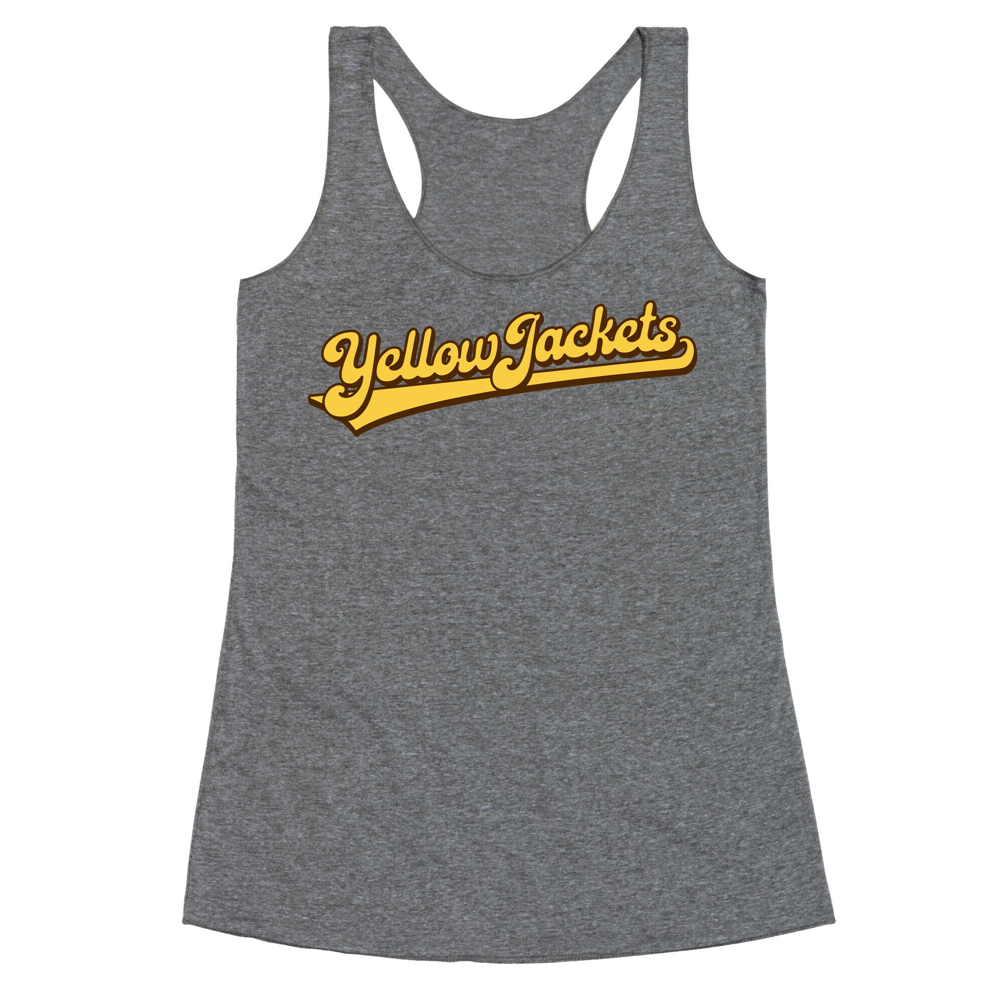 Yellow Jackets Parody Racerback Tank