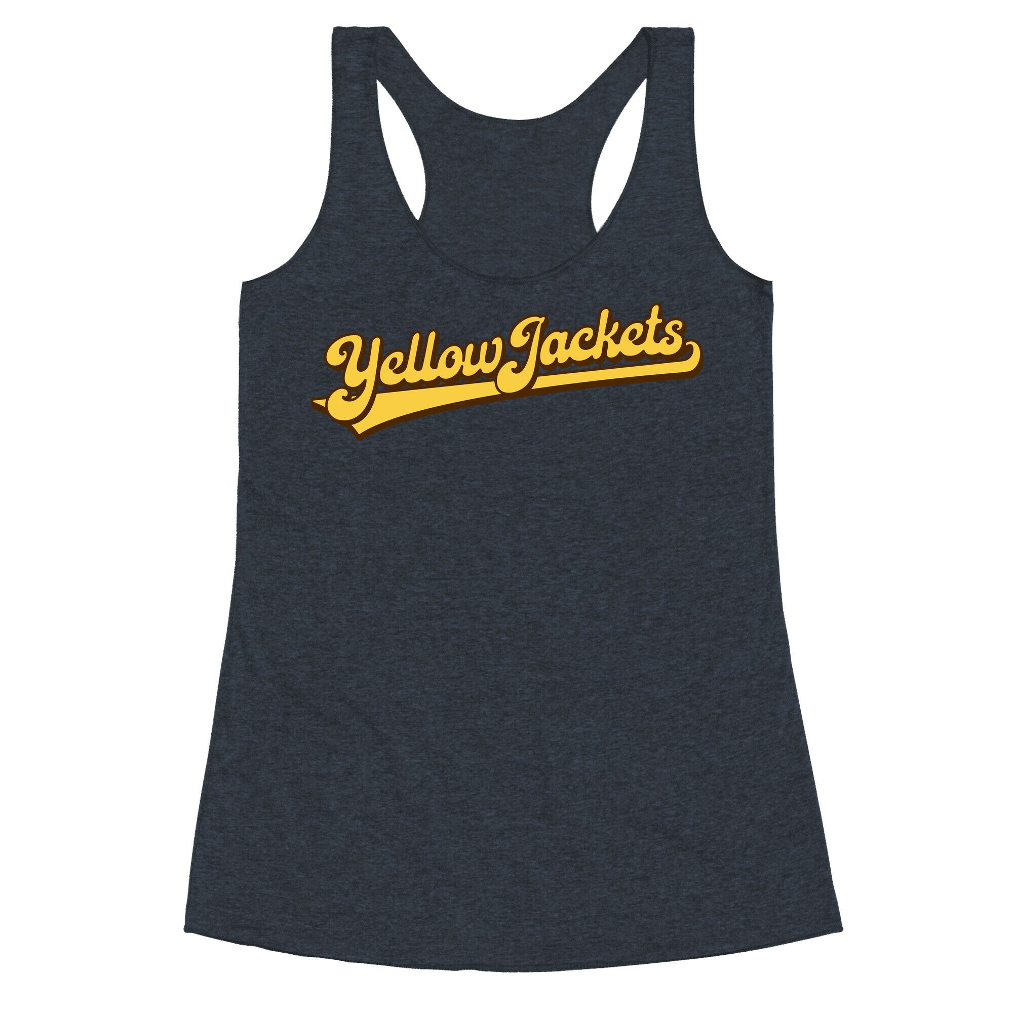 Yellow Jackets Parody Racerback Tank