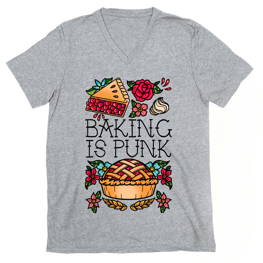 Baking Is Punk V-Neck