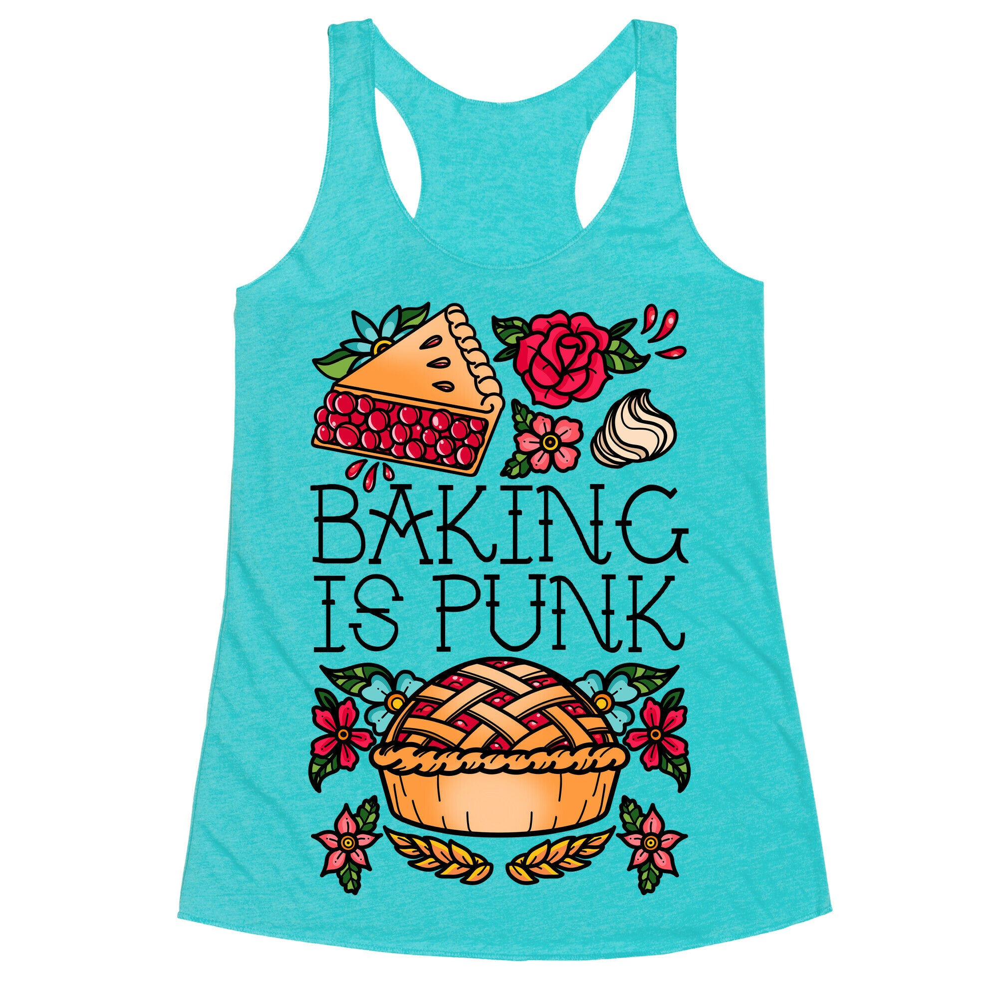 Baking Is Punk Racerback Tank
