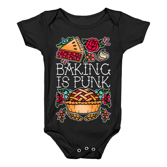 Baking Is Punk Baby One Piece