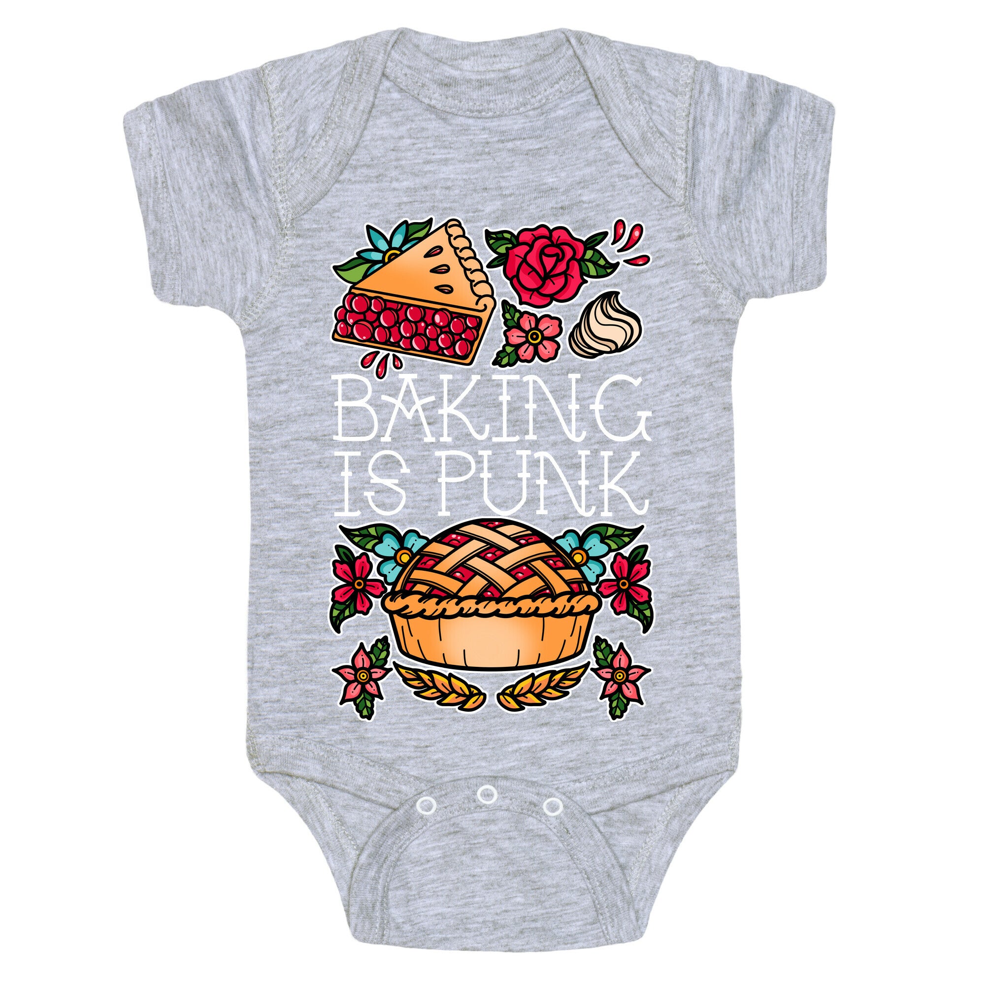 Baking Is Punk Baby One Piece