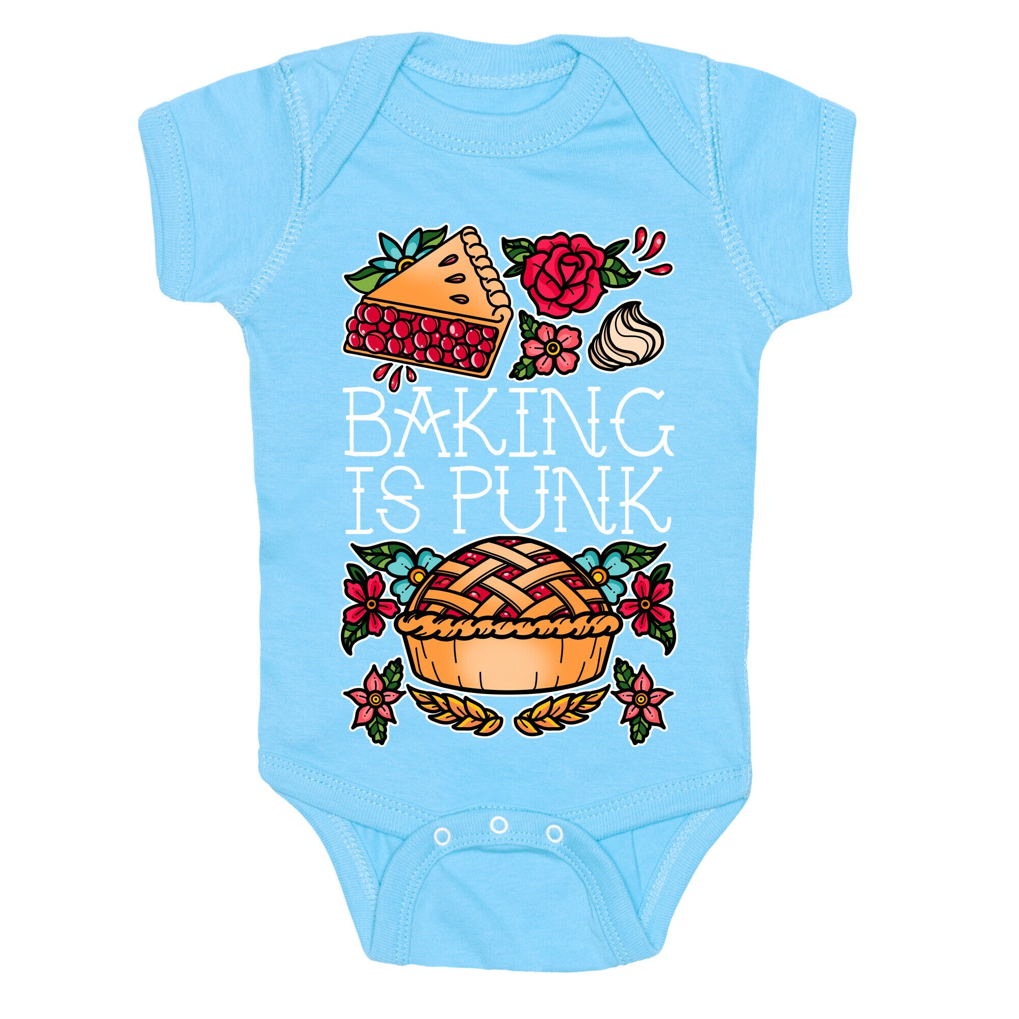 Baking Is Punk Baby One Piece
