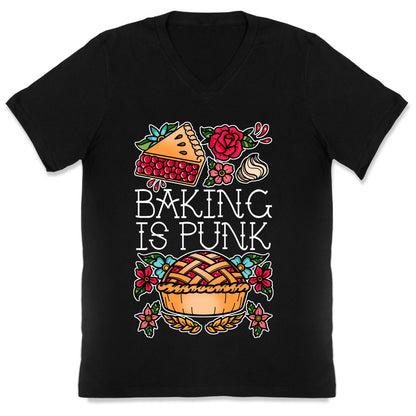 Baking Is Punk V-Neck