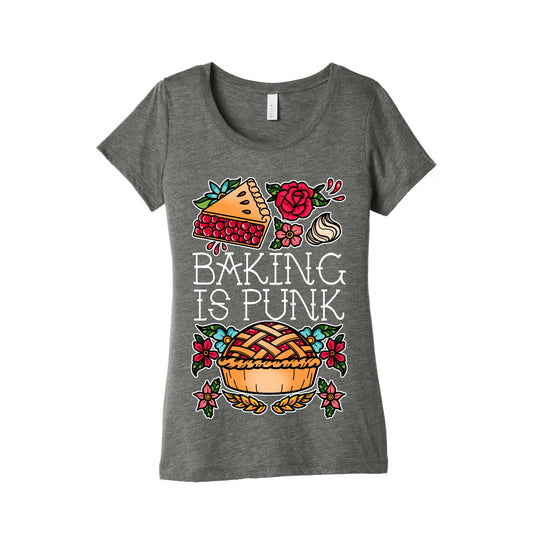 Baking Is Punk Women's Triblend Tee