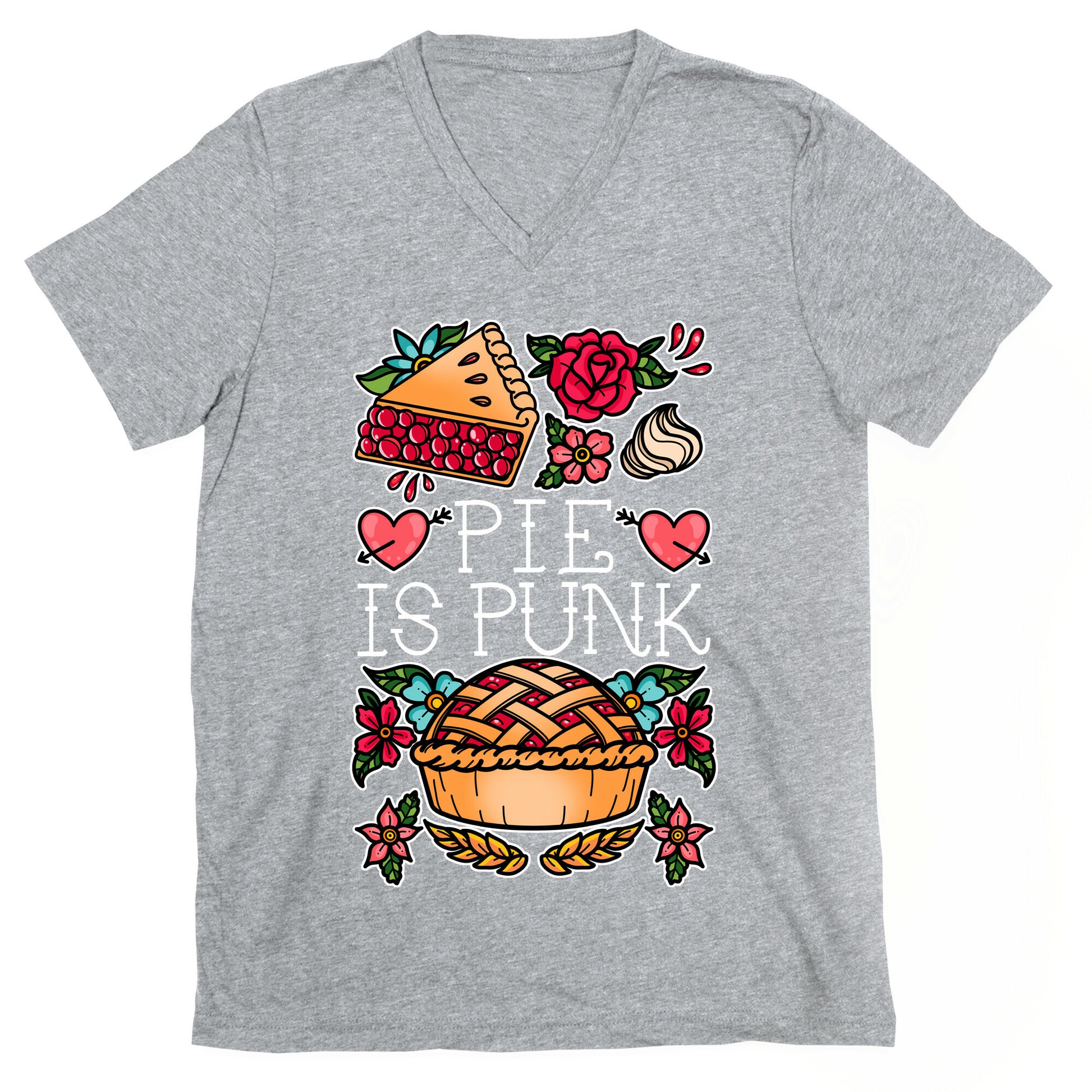 Pie Is Punk V-Neck