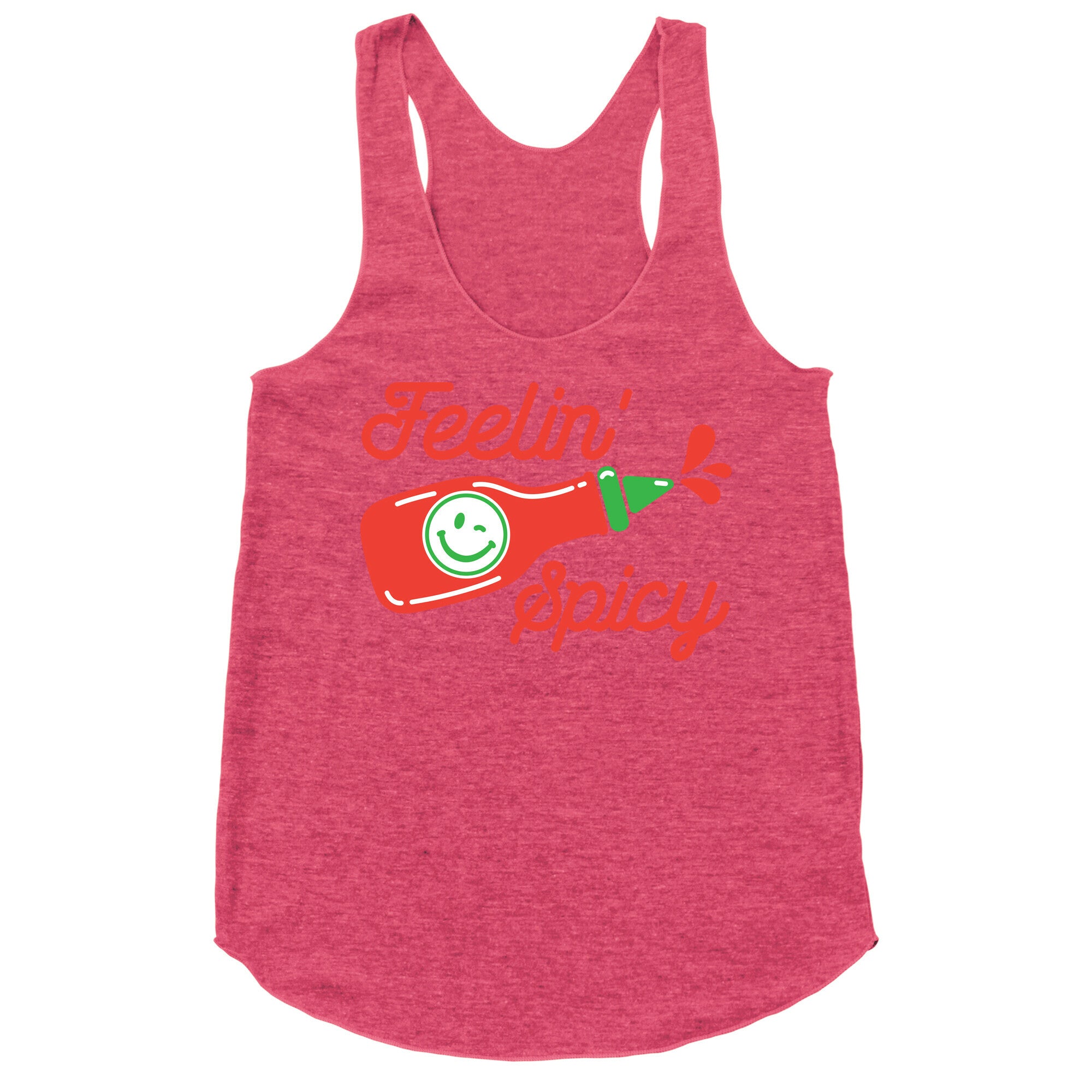 Feelin' Spicy Hot Sauce Racerback Tank
