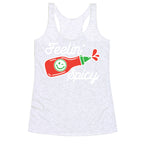 Feelin' Spicy Hot Sauce Racerback Tank