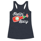 Feelin' Spicy Hot Sauce Racerback Tank