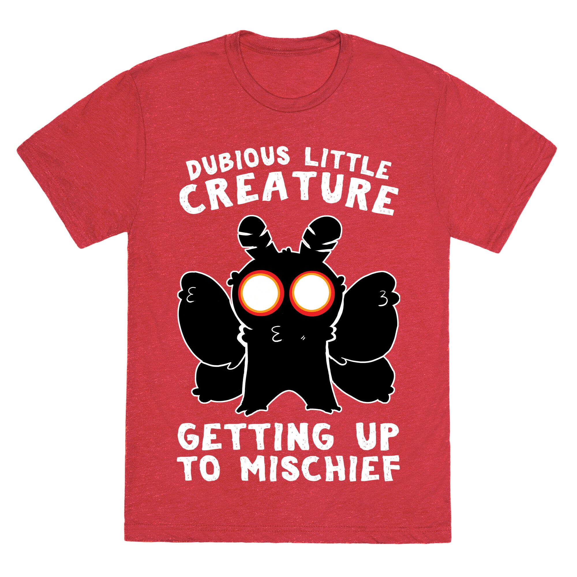 Dubious Little Creature Mothman Unisex Triblend Tee