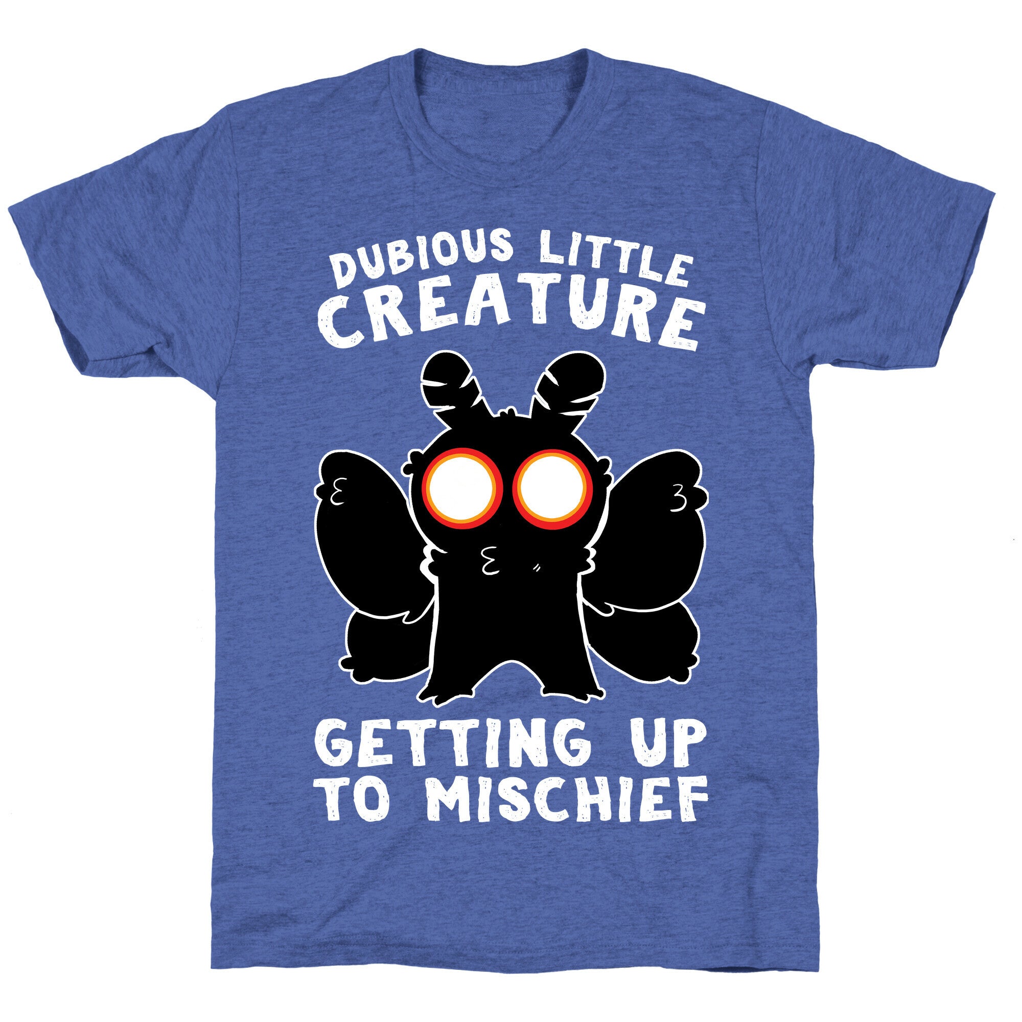 Dubious Little Creature Mothman Unisex Triblend Tee