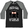 Dubious Little Creature Mothman Baseball Tee