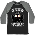 Dubious Little Creature Mothman Baseball Tee