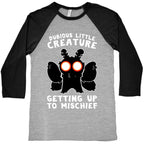 Dubious Little Creature Mothman Baseball Tee