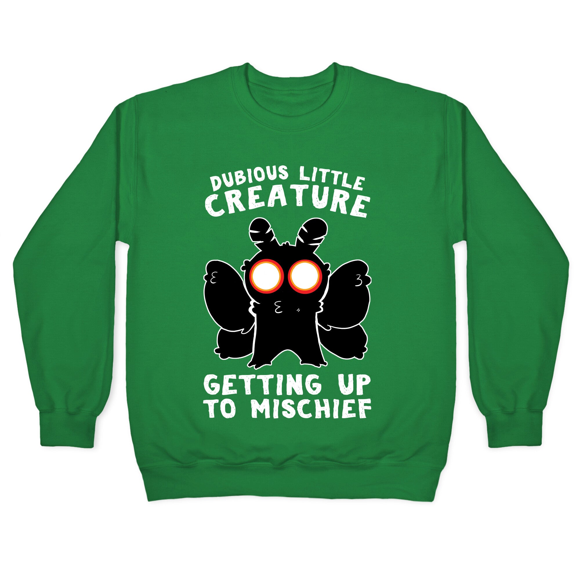 Dubious Little Creature Mothman Crewneck Sweatshirt