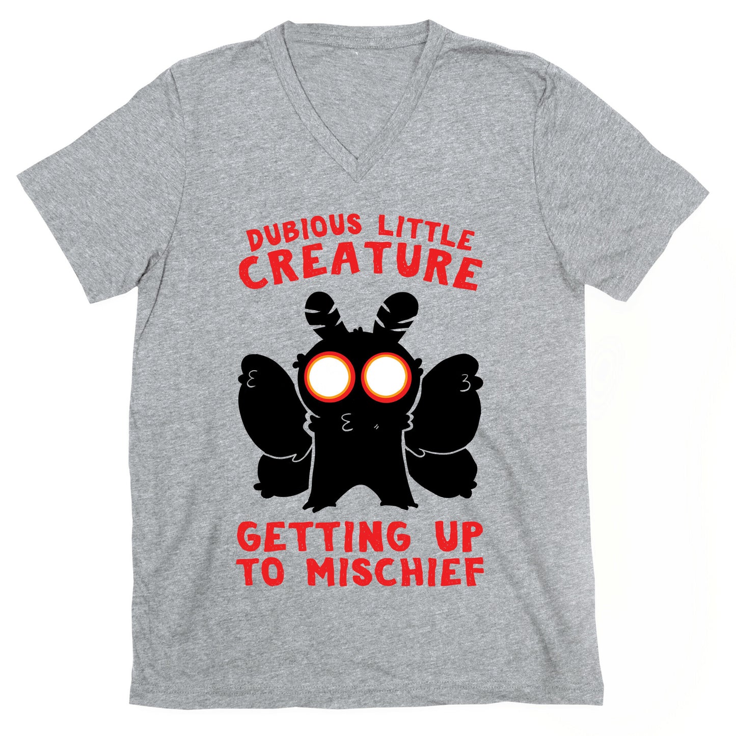 Dubious Little Creature Mothman V-Neck
