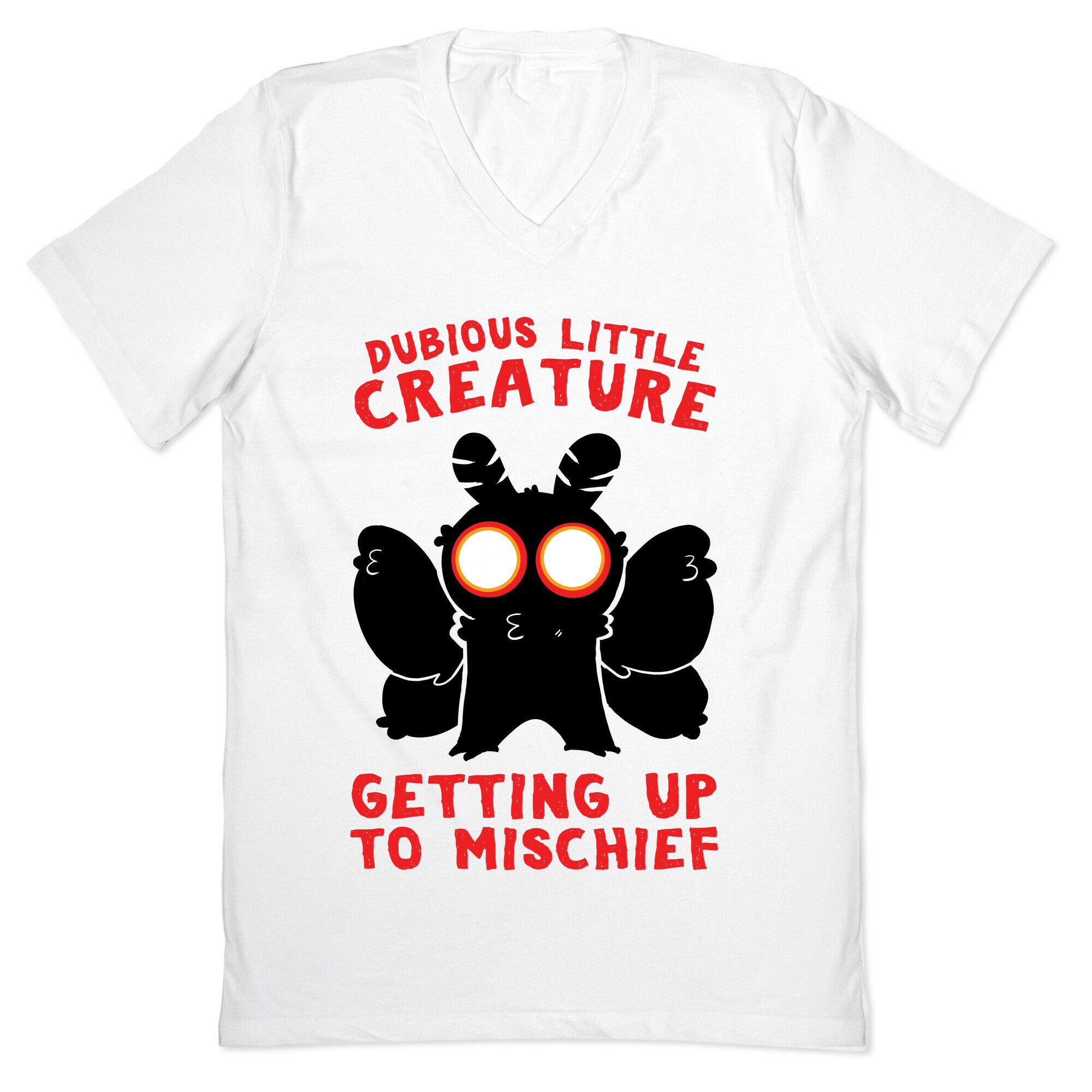Dubious Little Creature Mothman V-Neck