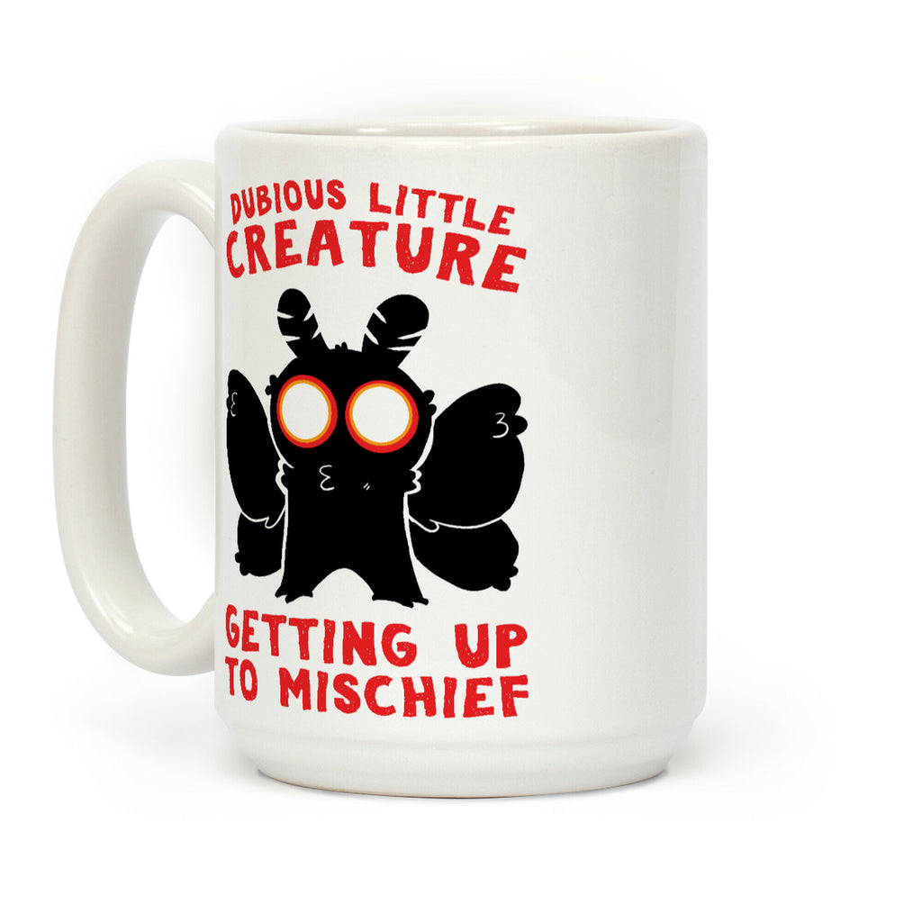 Dubious Little Creature Mothman Coffee Mug