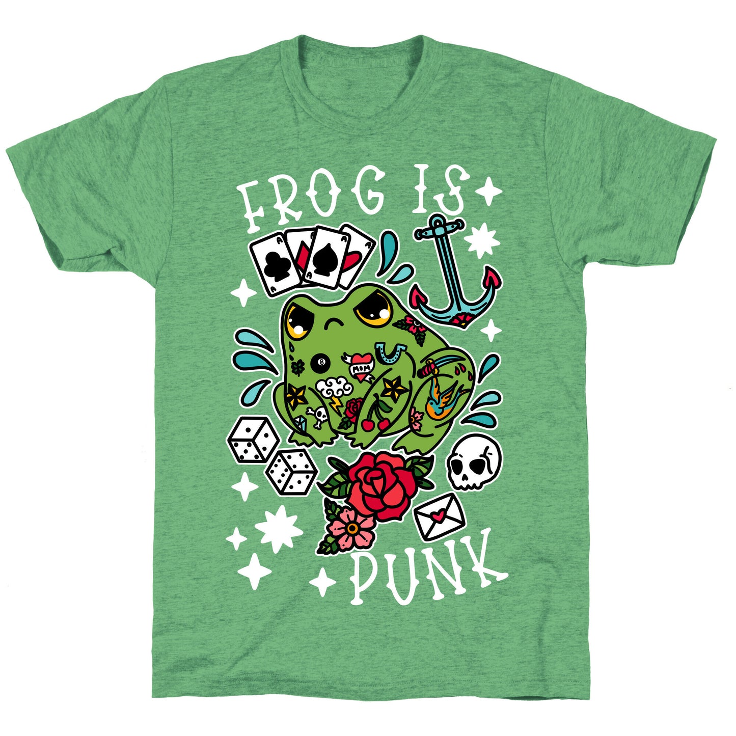 Frog Is Punk Unisex Triblend Tee