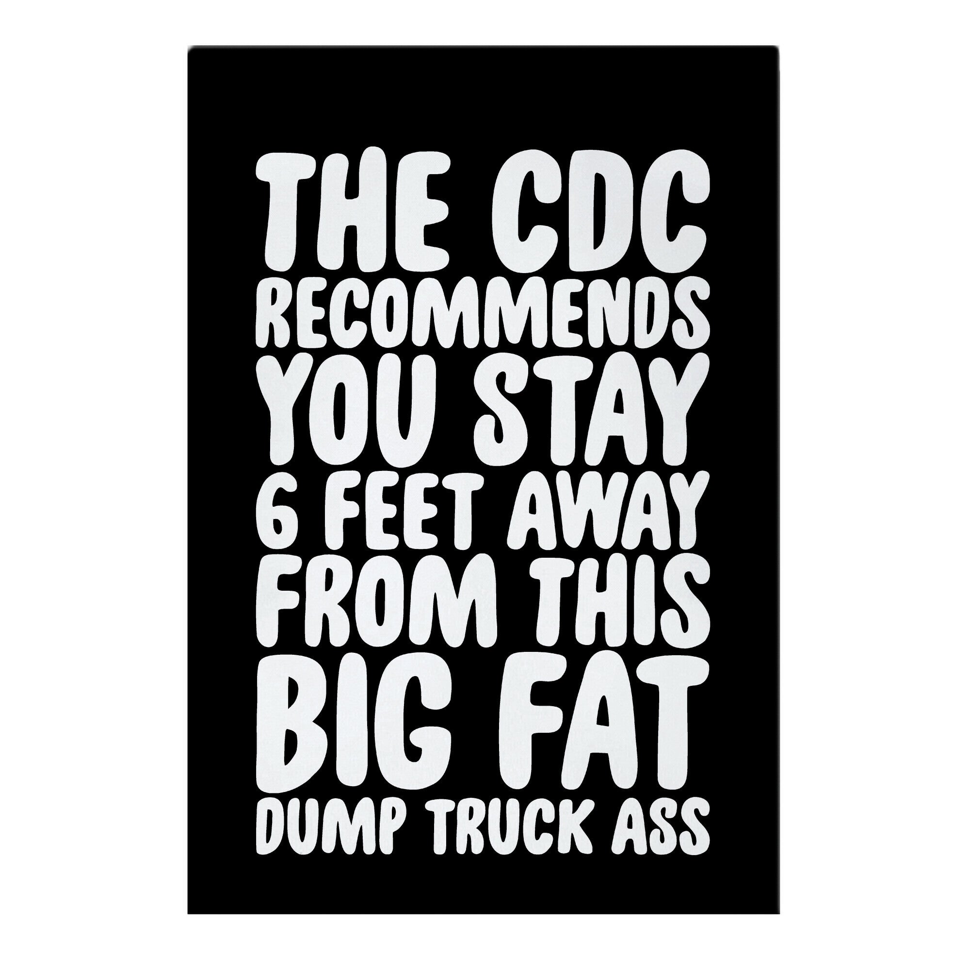 The CDC Recommends You Stay 6 Feet Away From This Ass Garden Flag