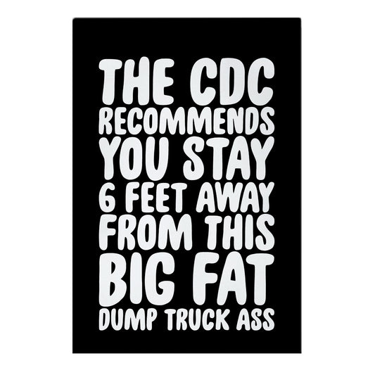 The CDC Recommends You Stay 6 Feet Away From This Ass Garden Flag