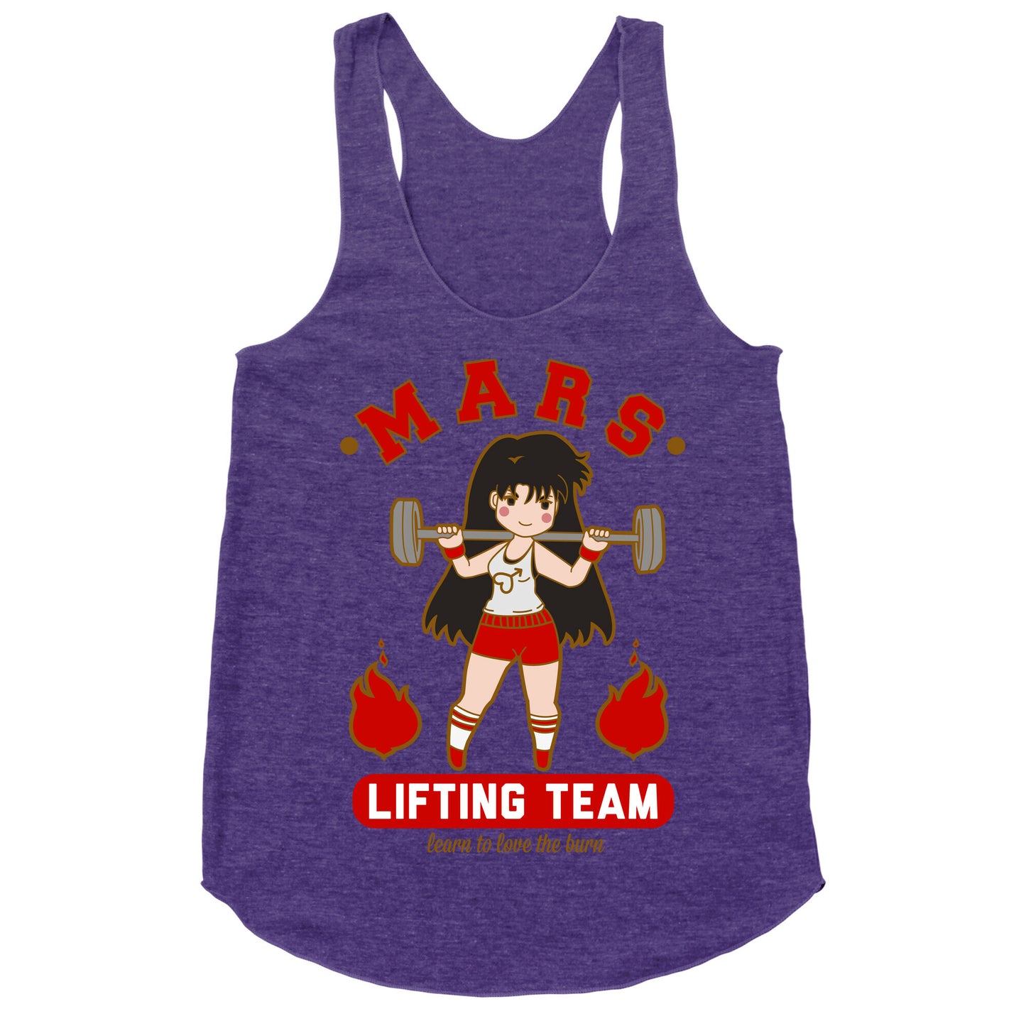 Mars Lifting Team Parody Racerback Tank