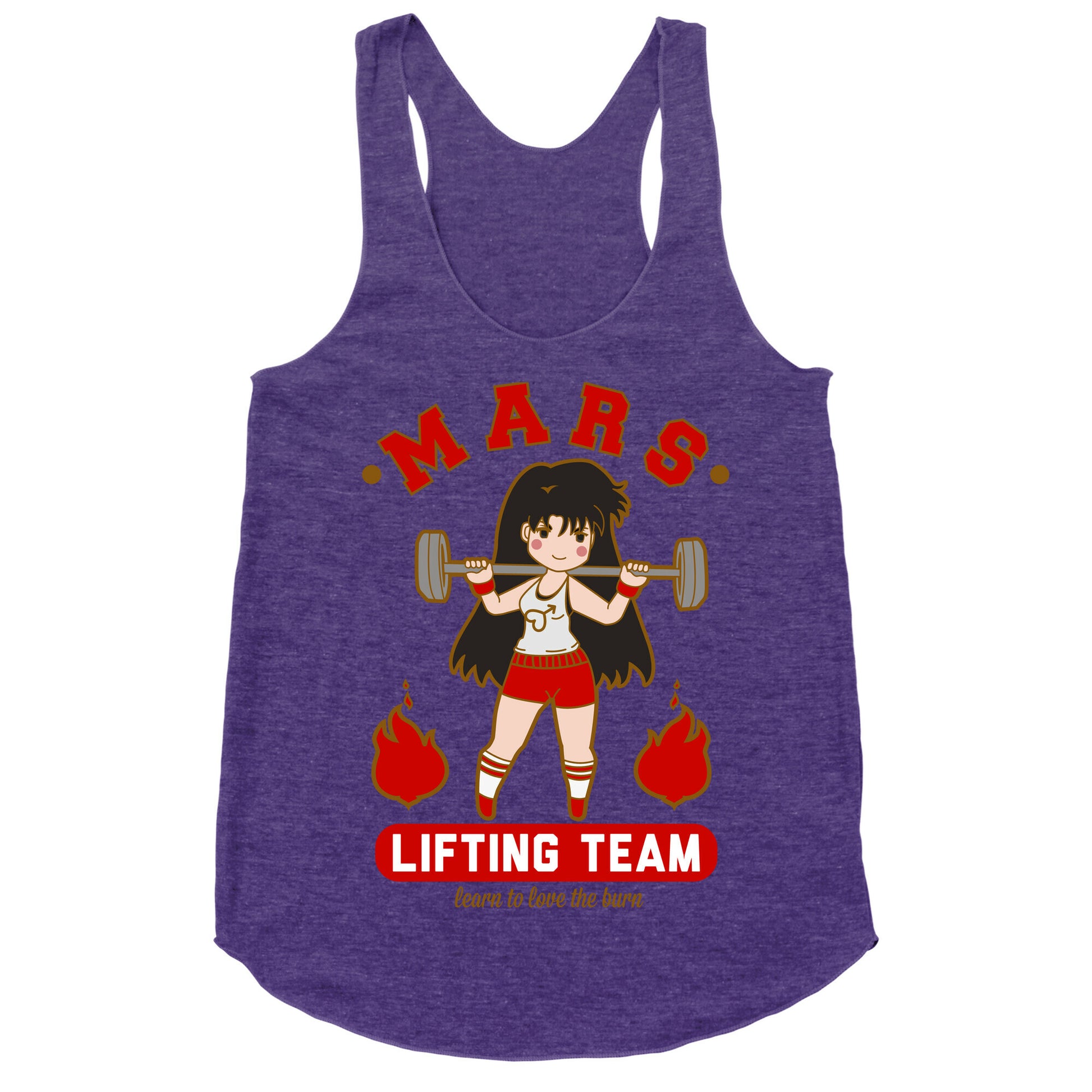 Mars Lifting Team Parody Racerback Tank