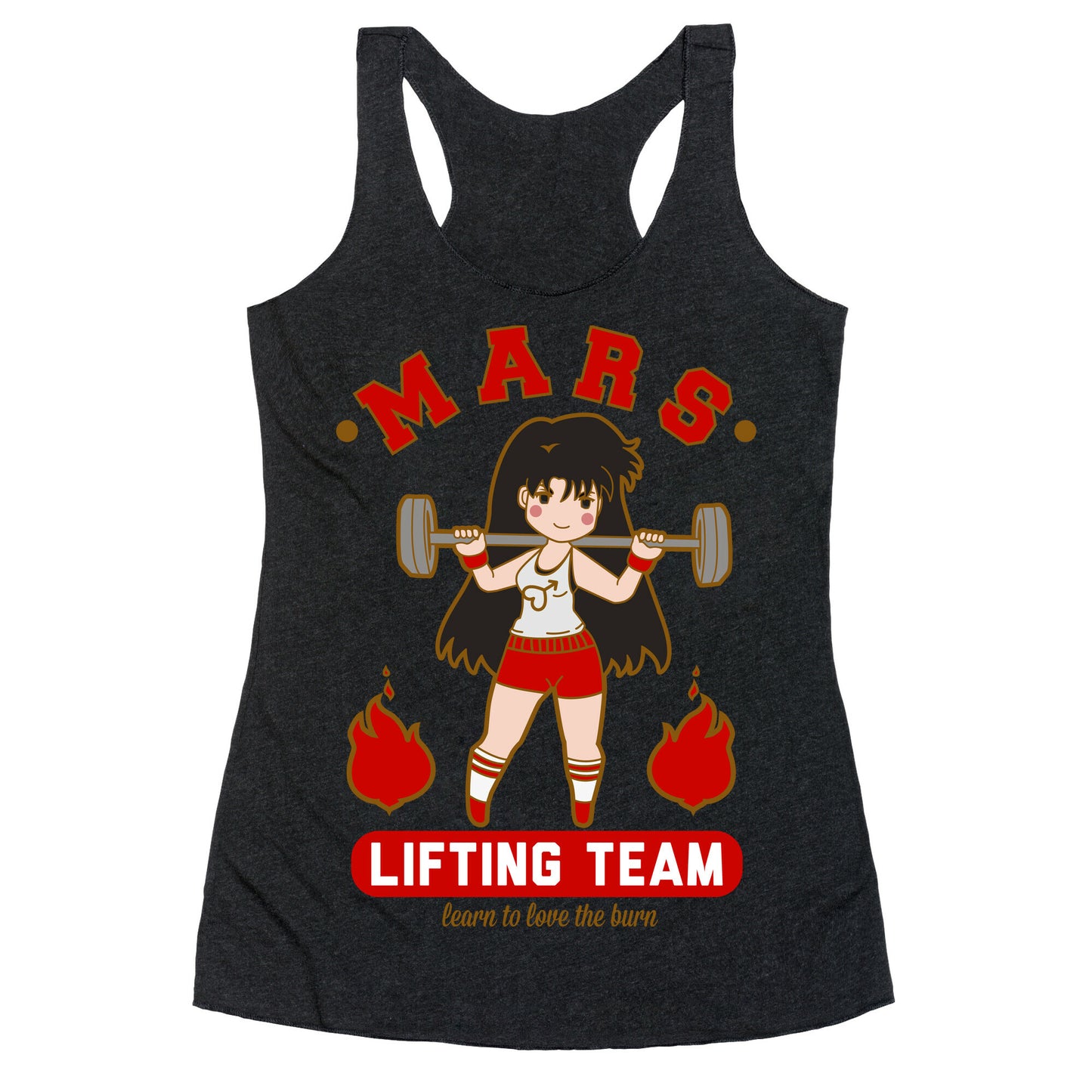 Mars Lifting Team Parody Racerback Tank