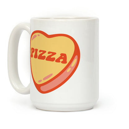 Pizza Candy Heart Coffee Mug