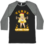 Venus Lifting Team Parody Baseball Tee