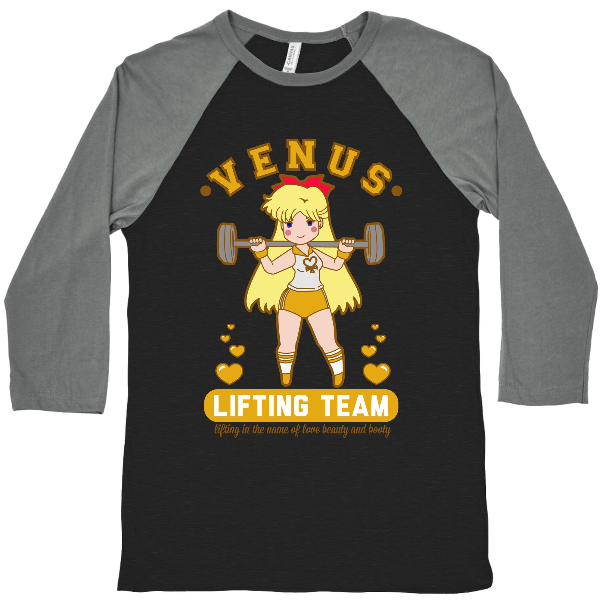 Venus Lifting Team Parody Baseball Tee