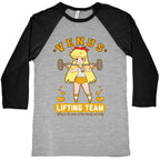 Venus Lifting Team Parody Baseball Tee