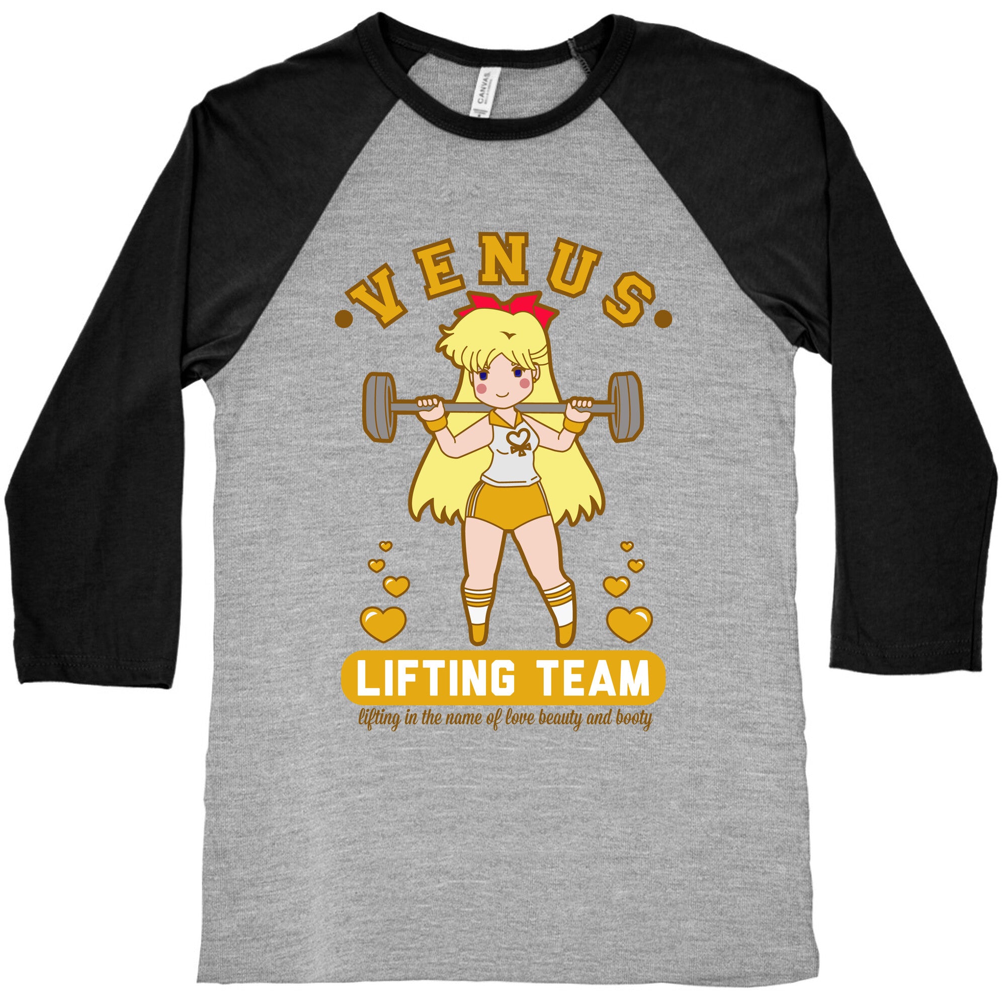 Venus Lifting Team Parody Baseball Tee