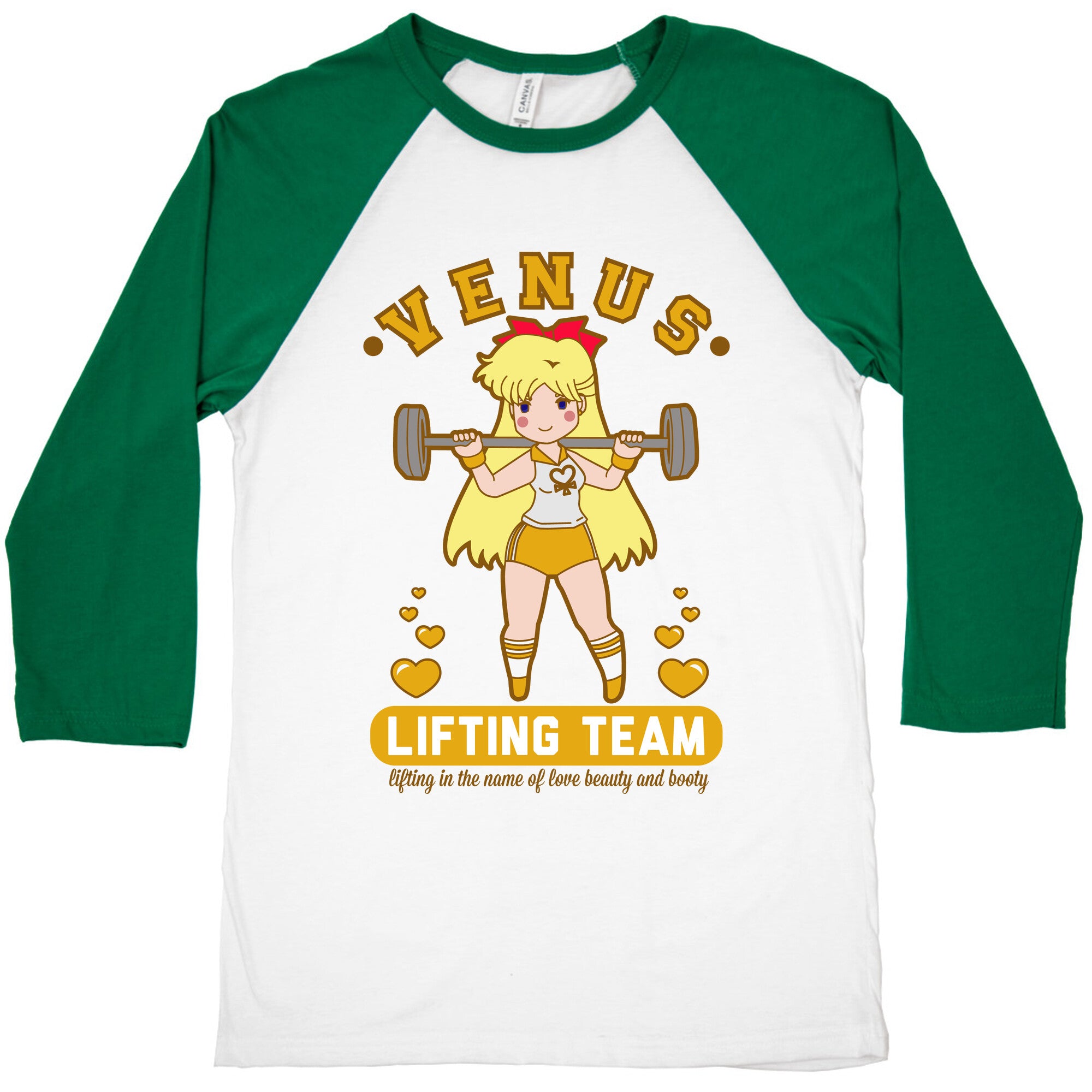 Venus Lifting Team Parody Baseball Tee