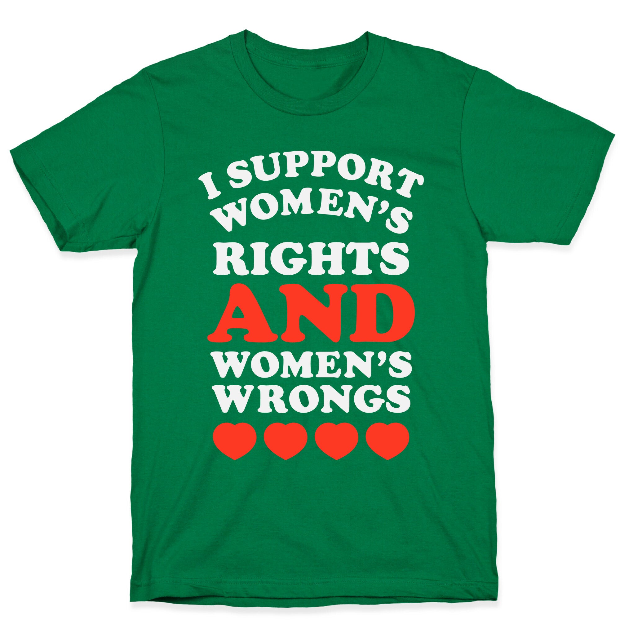 I Support Women's Rights AND Women's Wrongs <3 T-Shirt