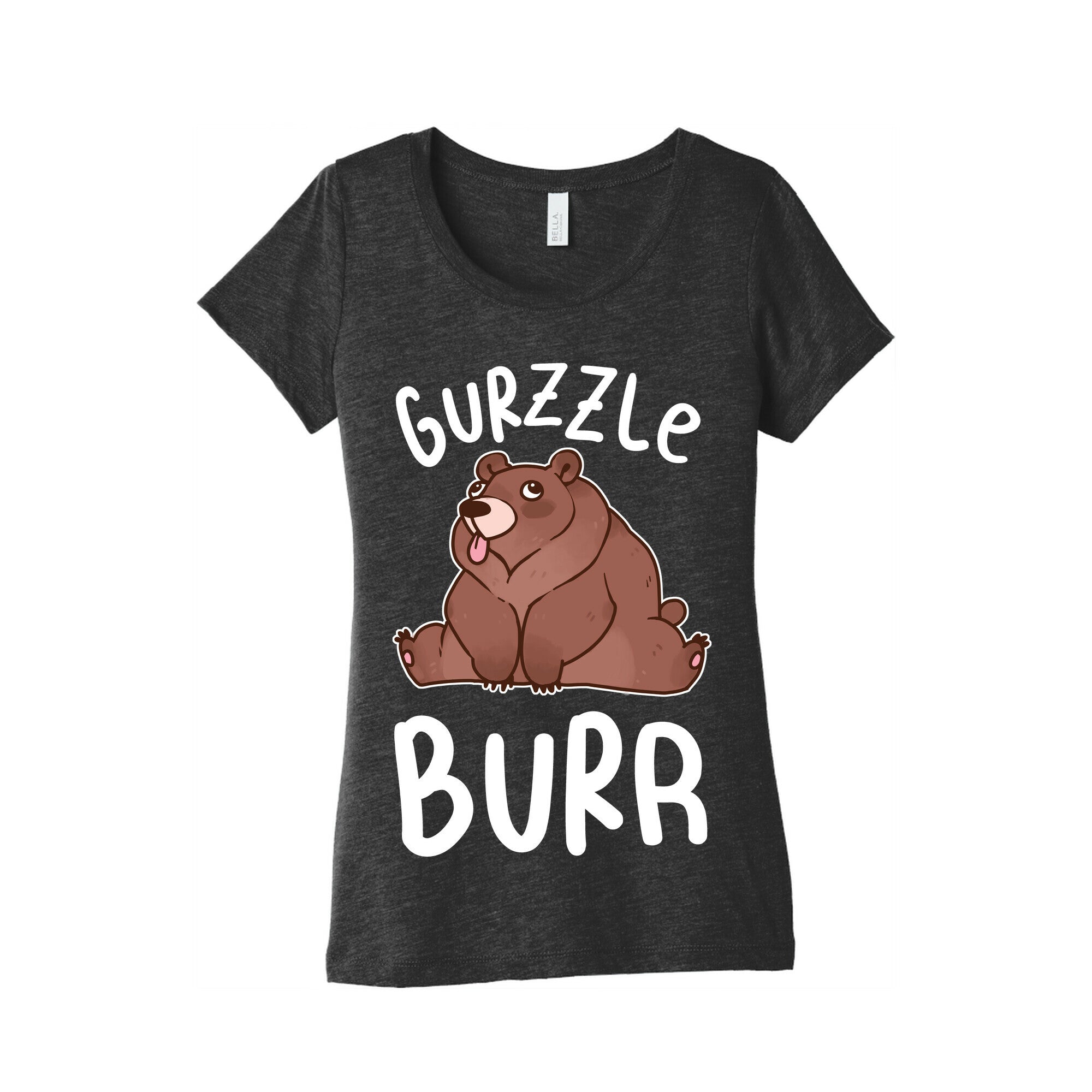 Gurzzle Burr derpy grizzly bear Women's Triblend Tee