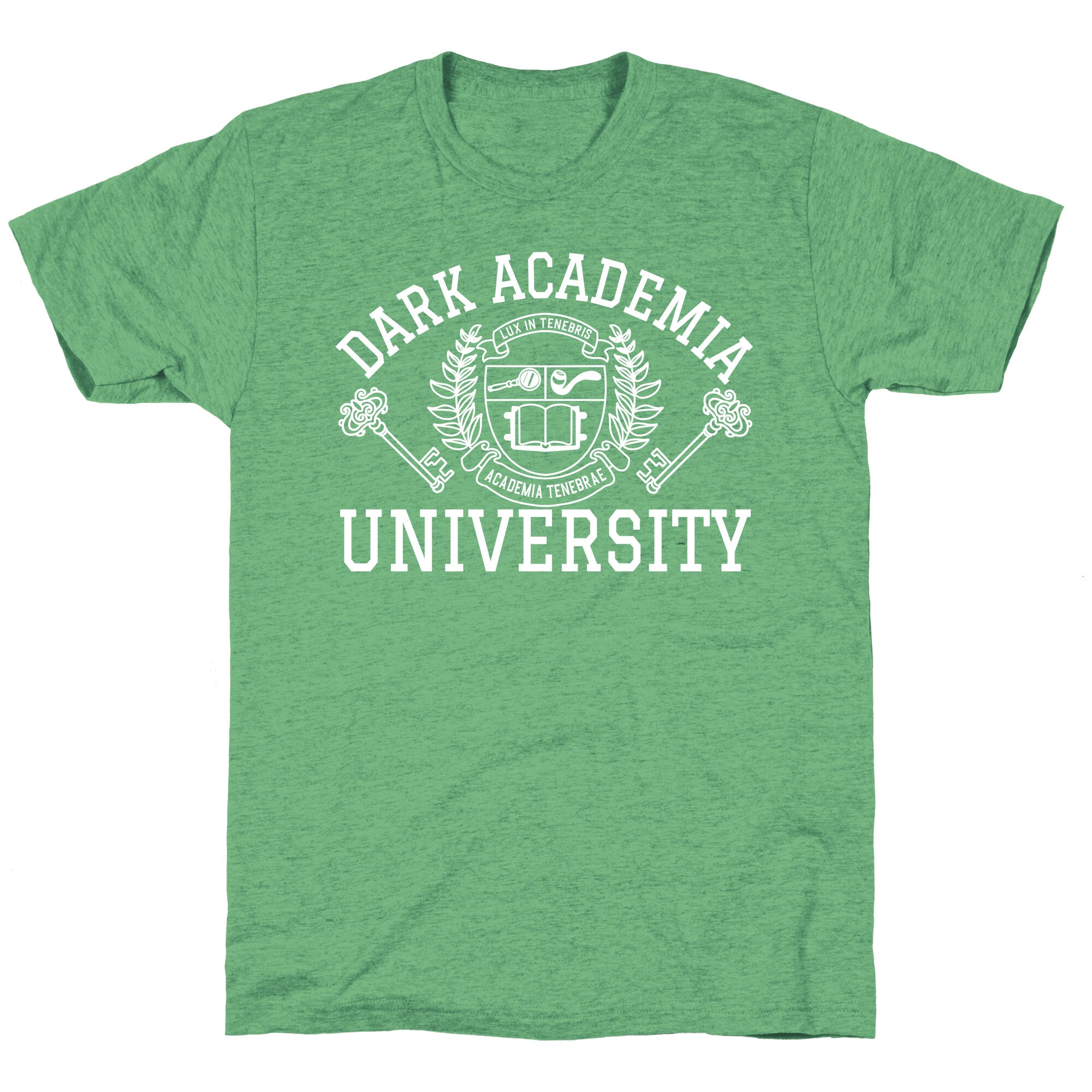 Dark Academia University Unisex Triblend Tee
