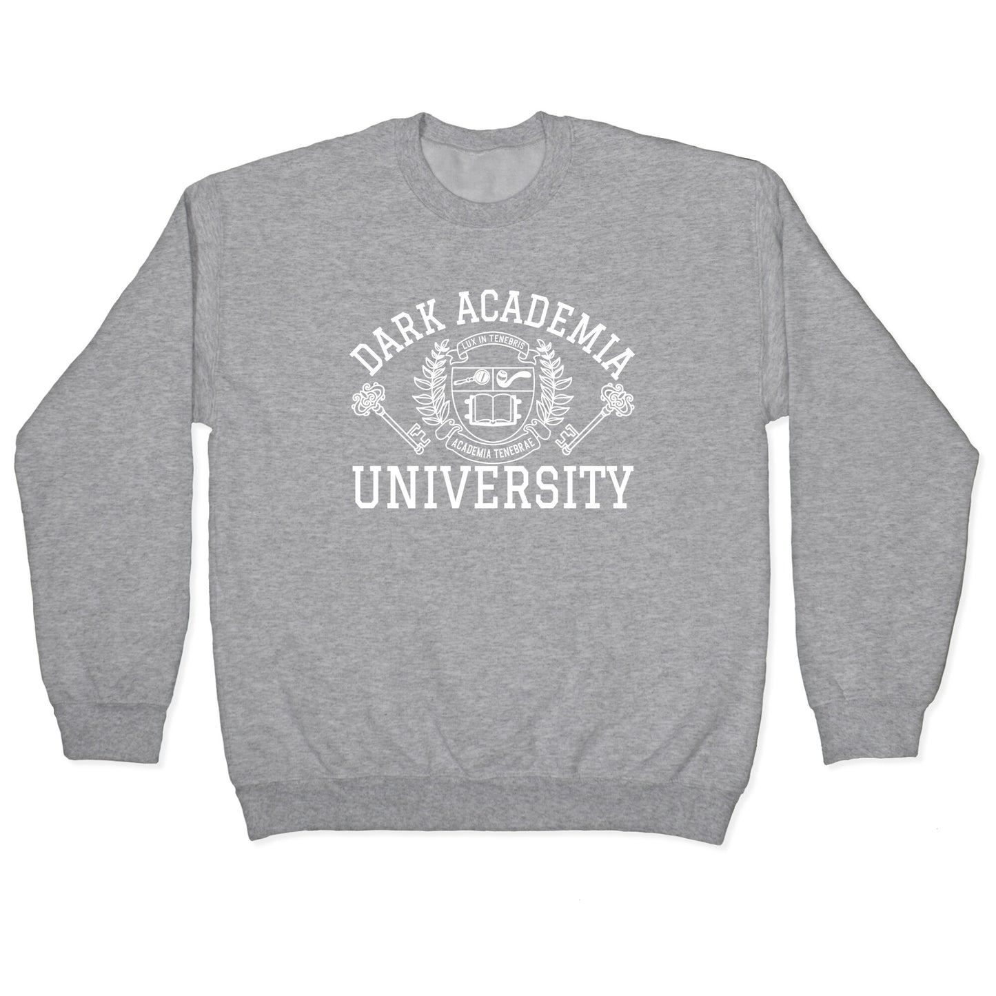 Dark Academia University Crewneck Sweatshirt